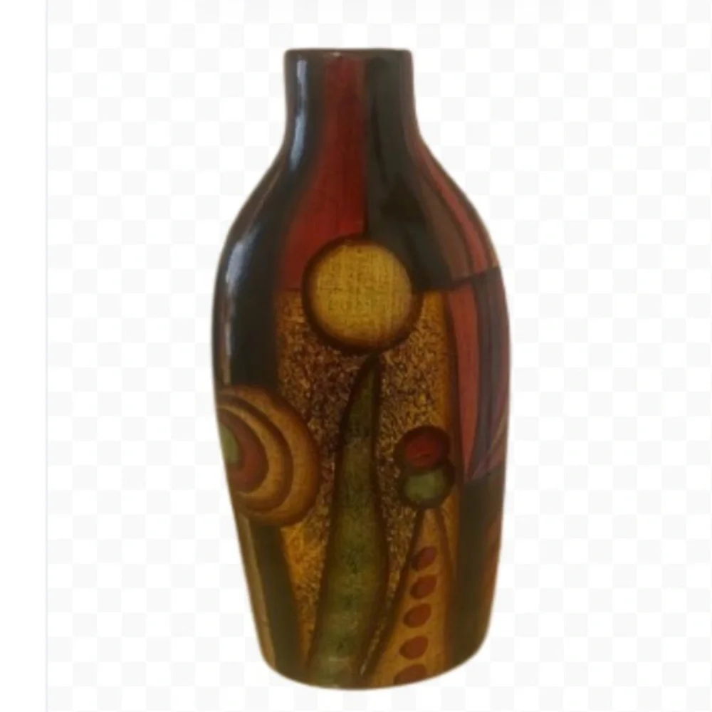 Vintage Decorative Ceramic Abstract Sculpture Art Vase